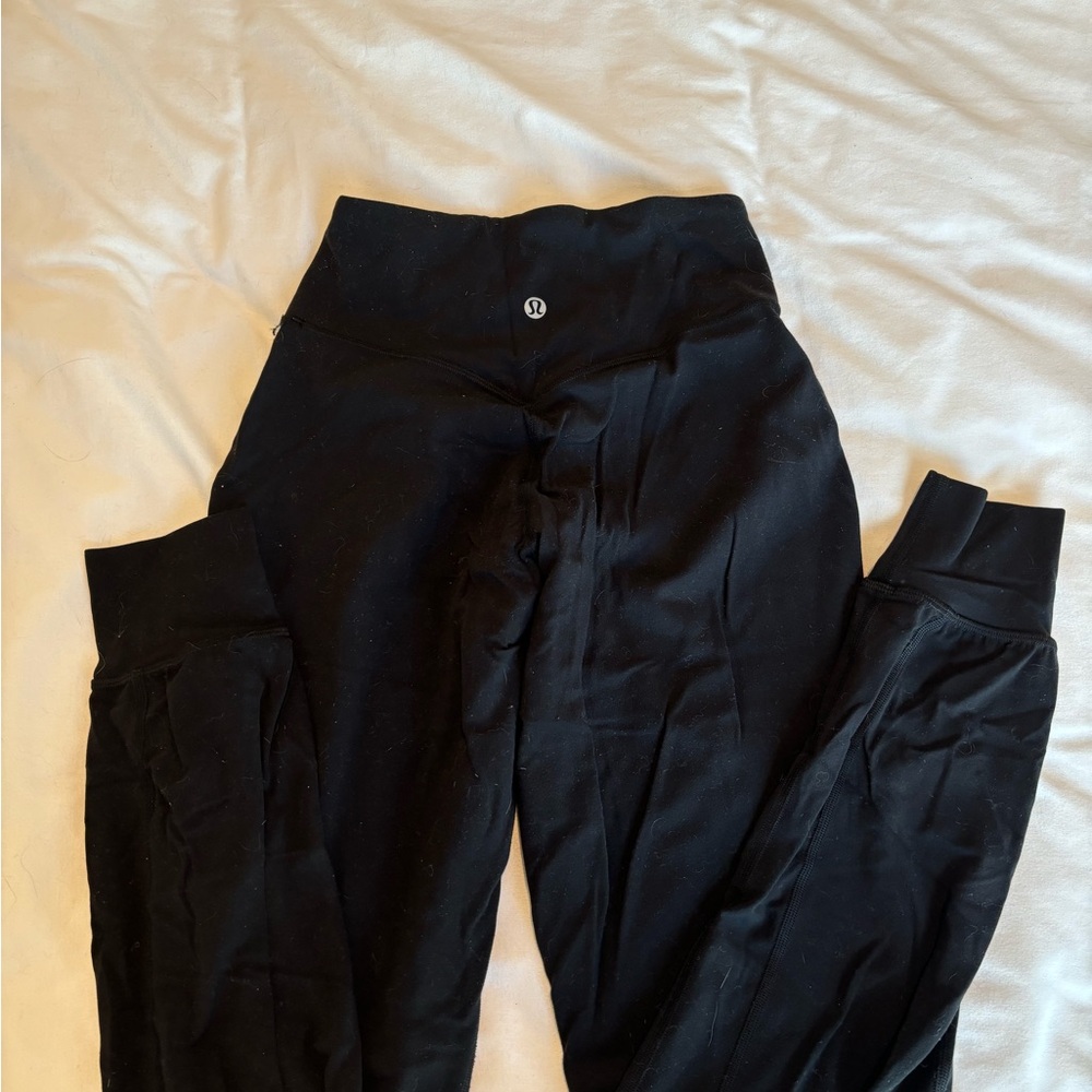 Black Lululemon joggers
